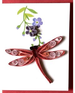 Quilling MINI Card - Dragonfly