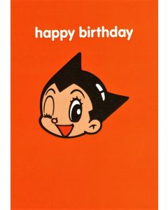 Birthday Card - Winking Astro Boy