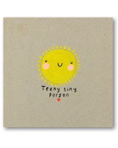 NEW BABY Card - Teeny Tiny Person