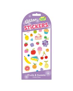 Stickers - Fruits & Sweets GLITTER 