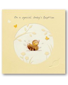 BAPTISM Card -Little Duckling