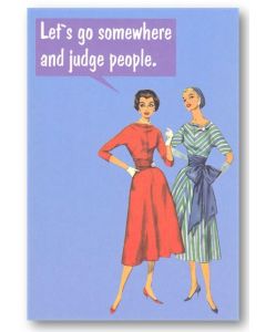 Greeting Card - Judge People