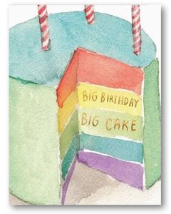 Birthday Card - Big Cake