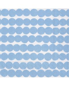 Paper Napkins - Rasymatto Blue by Marimekko 