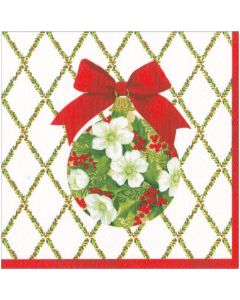 Christmas Paper Napkins (pack of 20) - Ornament and Trellis 