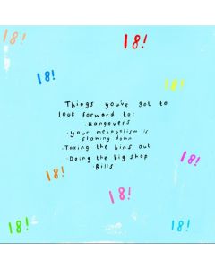 AGE 18 Card - Things to Look Forward To