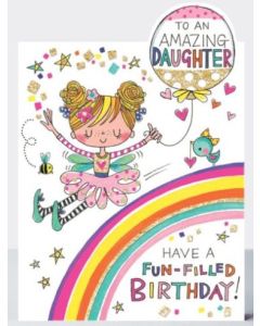 Daughter Birthday - Rainbow slide