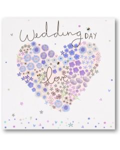 WEDDING Card - Floral Heart