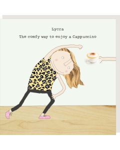 LYCRA....comfy cappuccino