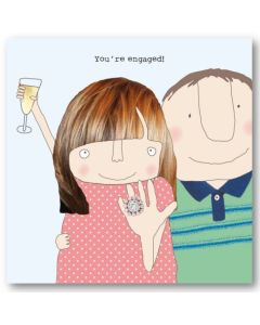 ENGAGEMENT Card- Cute Couple
