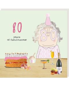 AGE 80 Card - Fabulousness