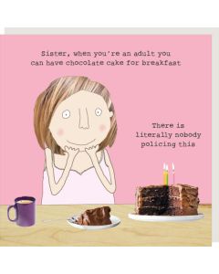 SISTER Card - Cake for Breakfast