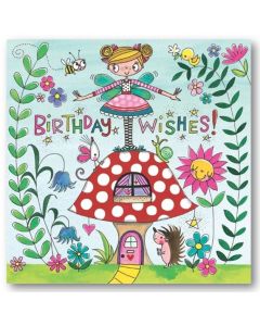 Jigsaw Card - Birthday Fairy