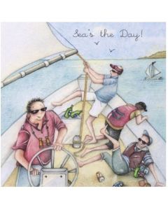 Seas the Day- Sailing card