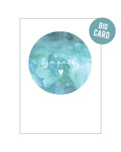 BIG Card - With Sympathy