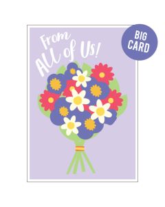 BIG FROM ALL card - Bunch of flowers