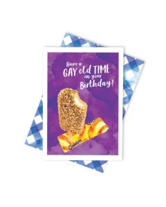 Birthday Card - Golden Gaytime Ice-cream