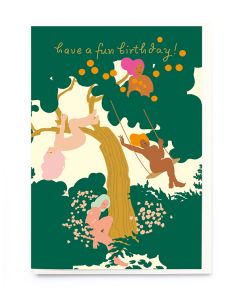 Birthday Card - Woodland Fun