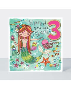 AGE 3 Card - Mermaid
