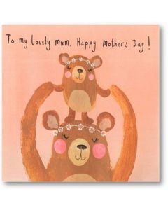 Mother's Day Card - Daisy Chain Bears