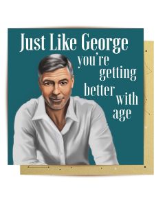 Greeting Card - Just like George (Clooney)