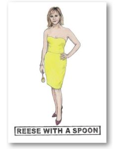 Greeting Card - Reese with a Spoon