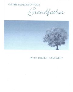 SYMPATHY Card - Loss of Grandfather