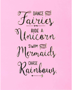 'Dance with Fairies...' Card