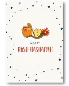 JEWISH NEW YEAR Card - Fruit & Honey
