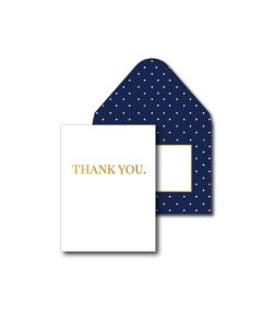 Thank You Cards - Distinguished Gold (10 cards)