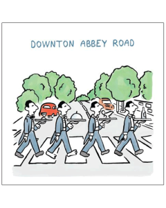 'Downton Abbey Road' Card