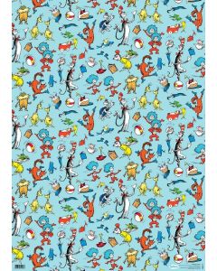 Folded Wrapping Paper - Dr Seuss