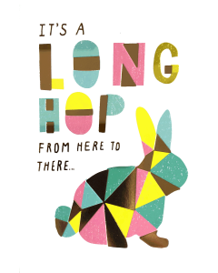 Easter Card - It's a Long Hop