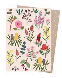 Greeting Card - Australian Wildflowers