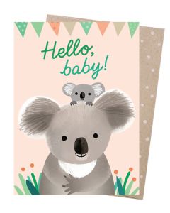 NEW BABY Card - Koalas