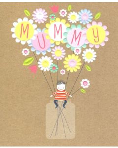 MUMMY Card - Flowers in Jar