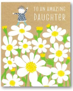 DAUGHTER Card - Daisies