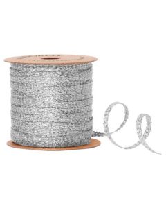 Ribbon Roll - Metallic SILVER (3mm x 20 metres)