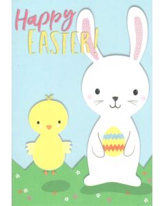 Easter Card - Chick & Bunny