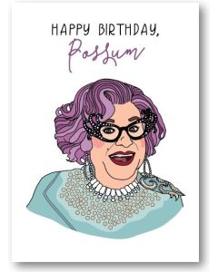 Birthday Card - Dame Edna