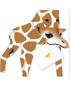 3D Card - Giraffe 