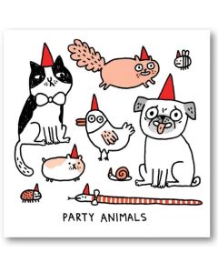 Greeting Card - Party Animals 