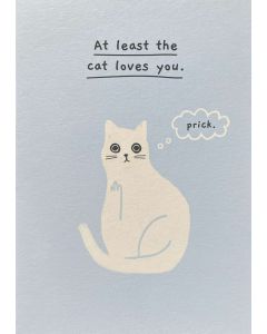 Greeting Card - Cat loves you 