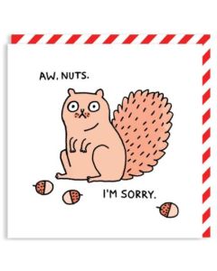 SORRY - 'Aw, nuts' Card