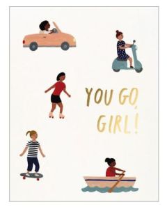'You go girl' card 