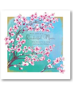 MUM Card - Cherry Blossom