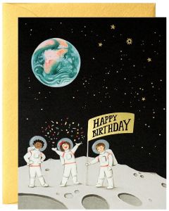 Birthday Card - Astronauts