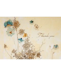 Boxed Thank You Cards - Watercolour Flowers