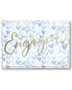ENGAGEMENT Card - Lilac Hearts