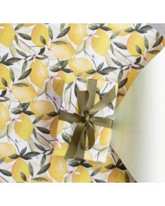 Folded Wrapping Paper - Lemons
